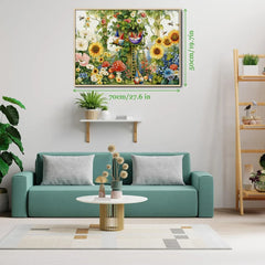 Gnomes in Bloom Jigsaw Puzzle 1000 Pieces