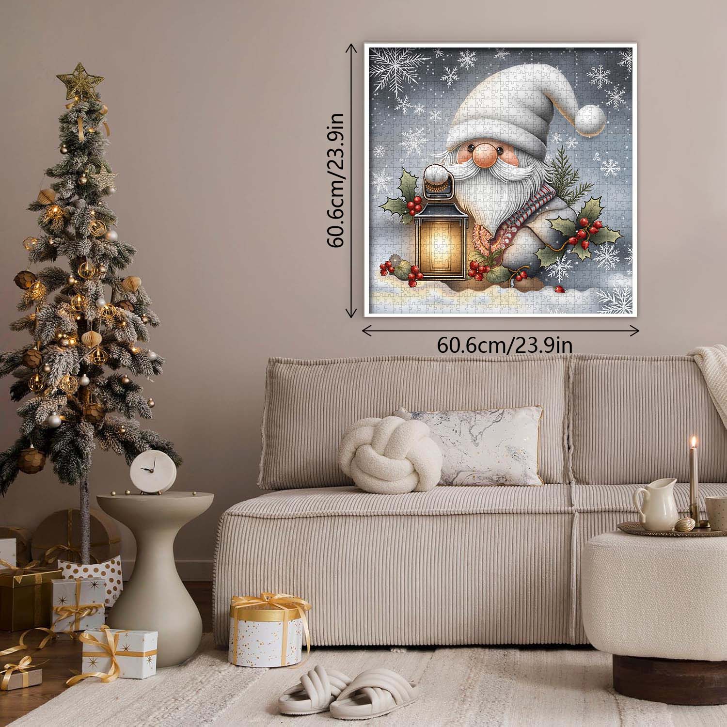 Winter Gnome Jigsaw Puzzle 1000 Pieces