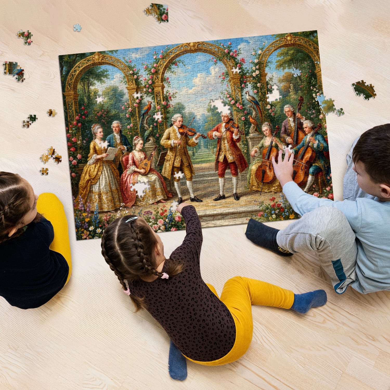 Baroque Garden Concert Jigsaw Puzzle 1000 Pieces