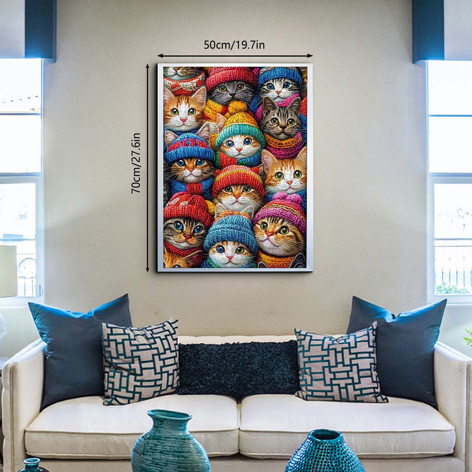 Knit Kitty Collective Jigsaw Puzzle 1000 Pieces