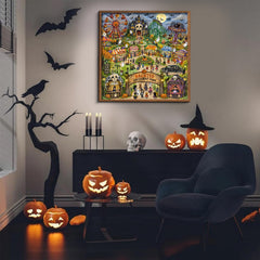 Spooky Theme Park  Jigsaw Puzzle 1000 Piece