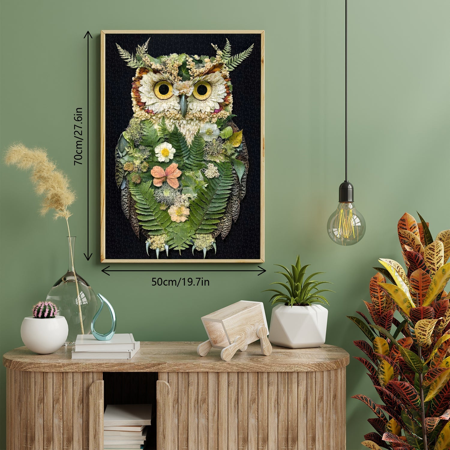 The Foliage Owl Night Jigsaw Puzzle 1000 Pieces