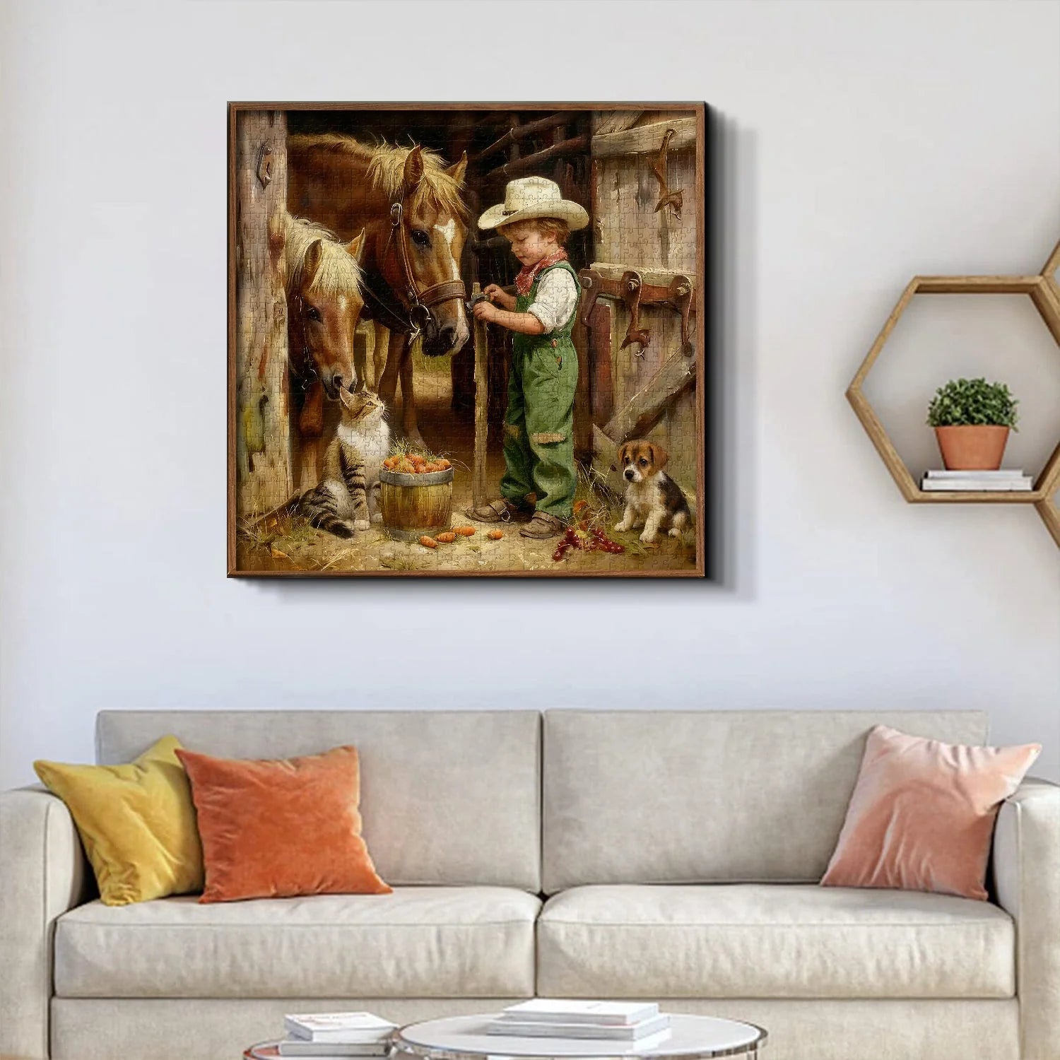 Childlike Pasture Life Jigsaw Puzzle 1000 Pieces