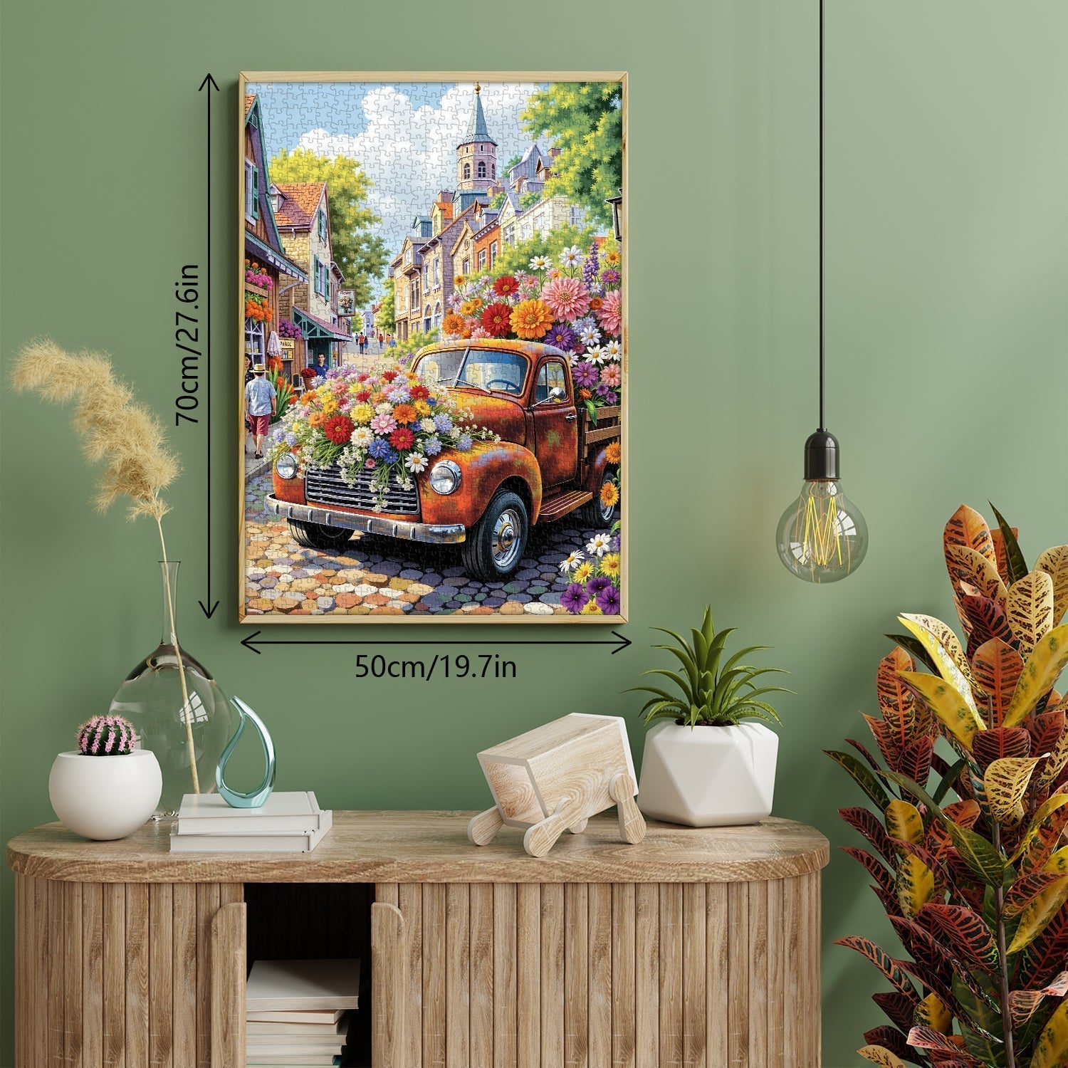 Flower Fragrance Town Jigsaw Puzzle 1000 Pieces