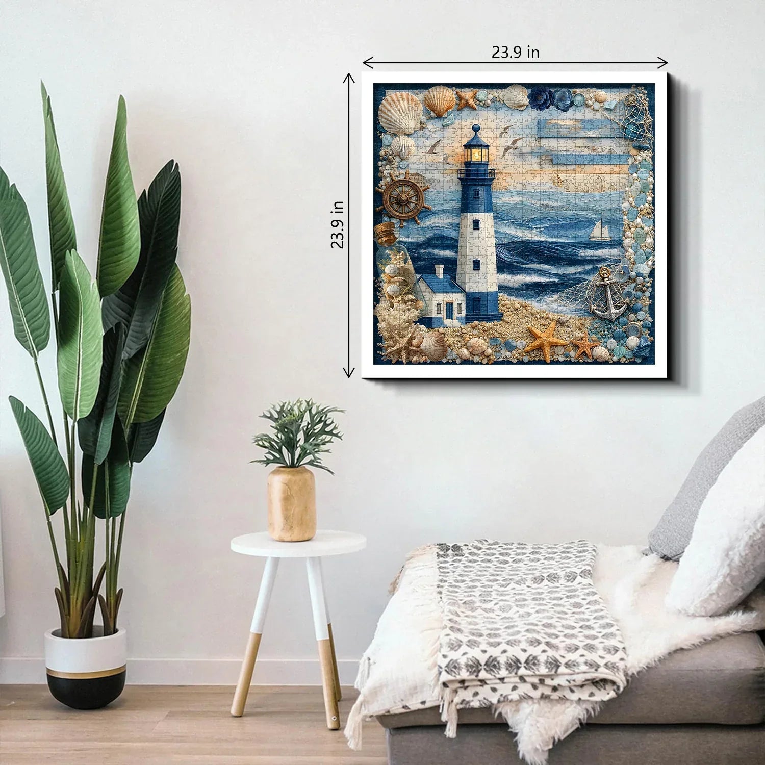 Lighthouse and Sea Jigsaw Puzzle 1000 Pieces