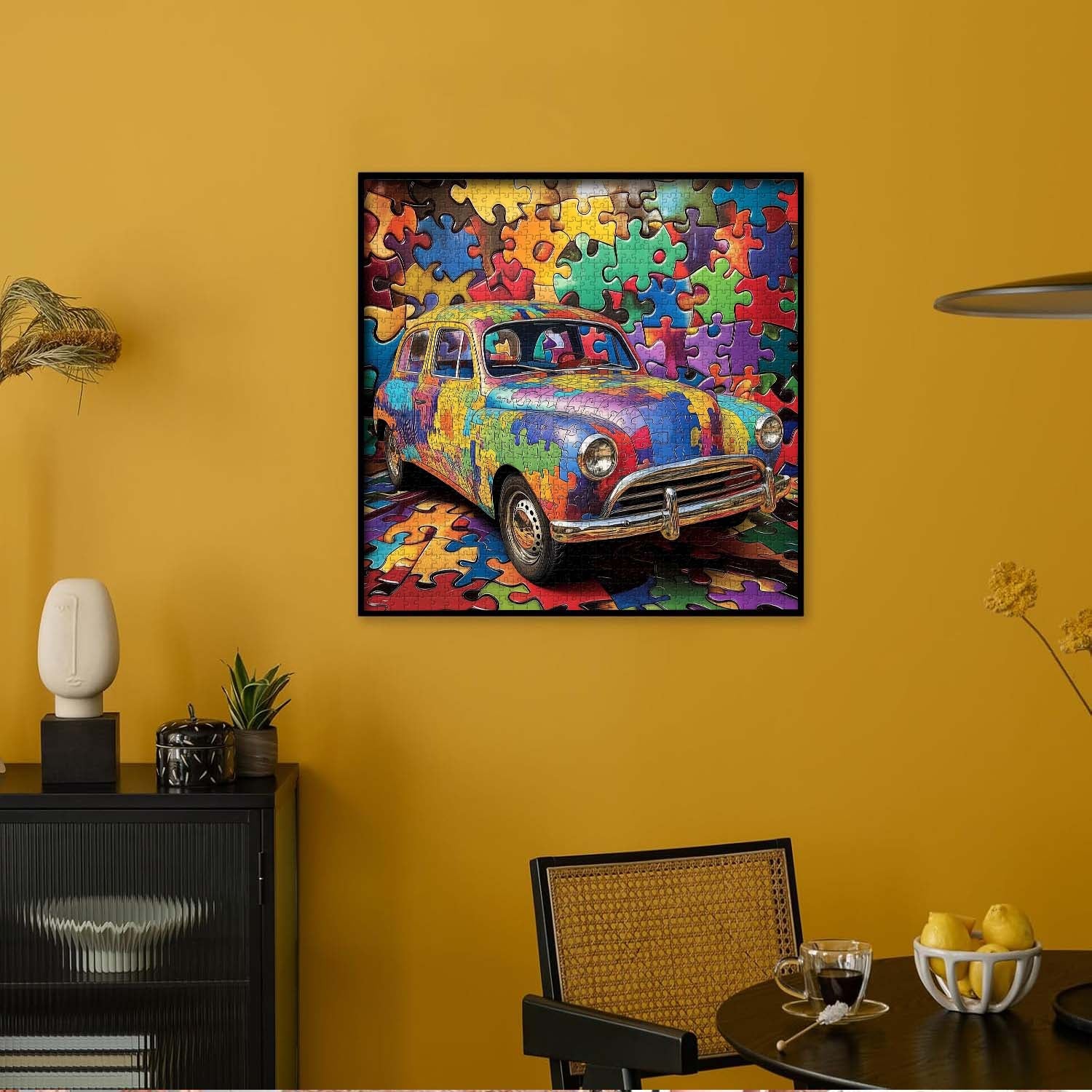 Colorful Retro Car Jigsaw Puzzle 1000 Pieces