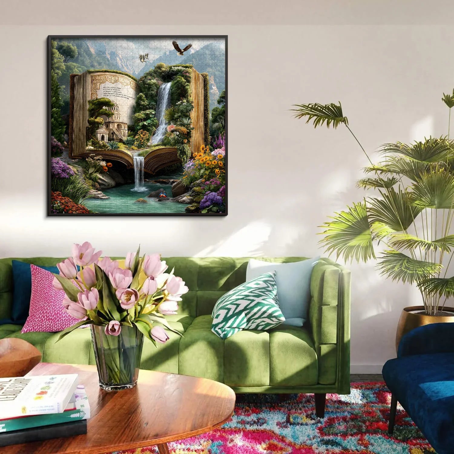 Dreamlike Book Realm Jigsaw Puzzle 1000 Pieces