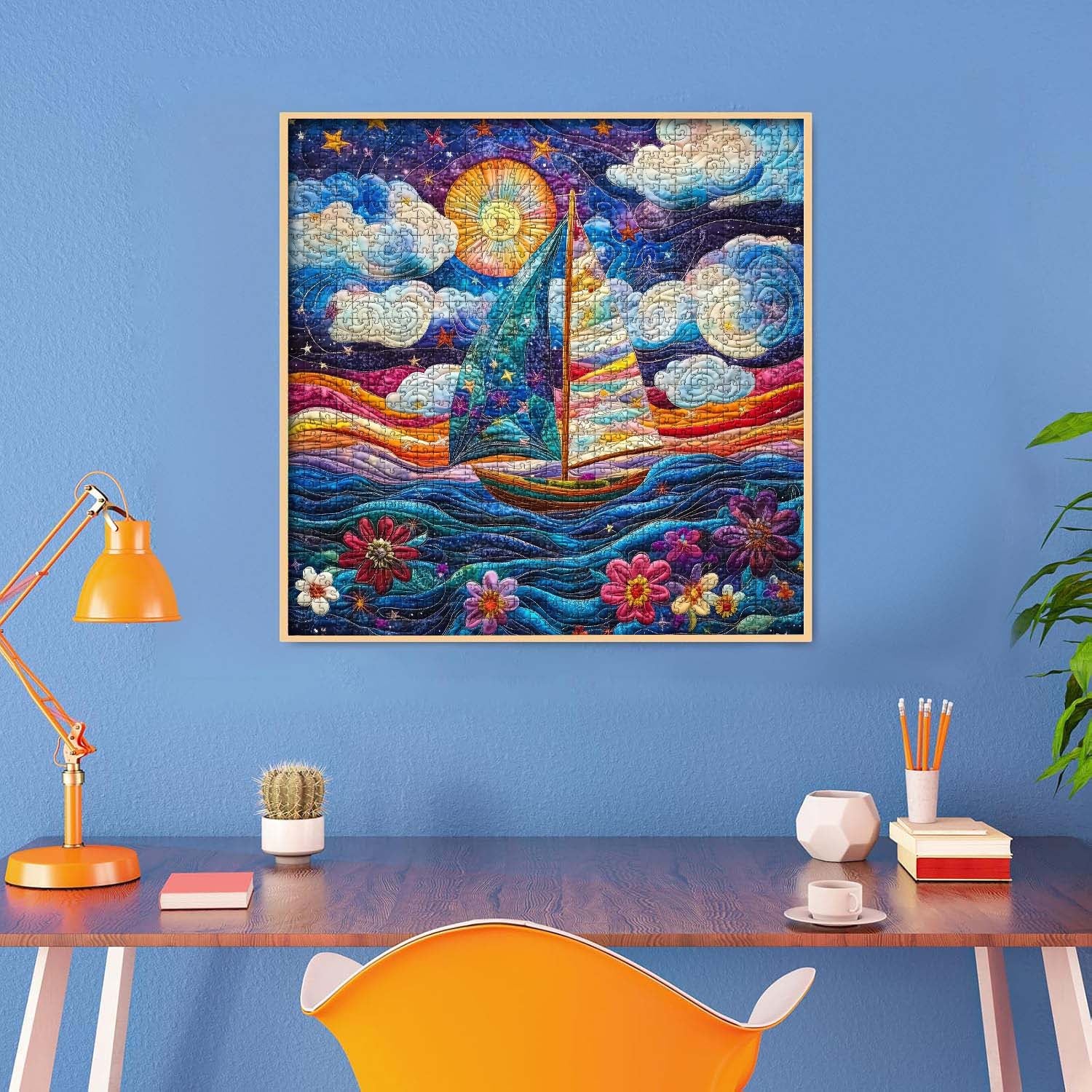 Sailboat Serenade Jigsaw Puzzle 1000 Pieces