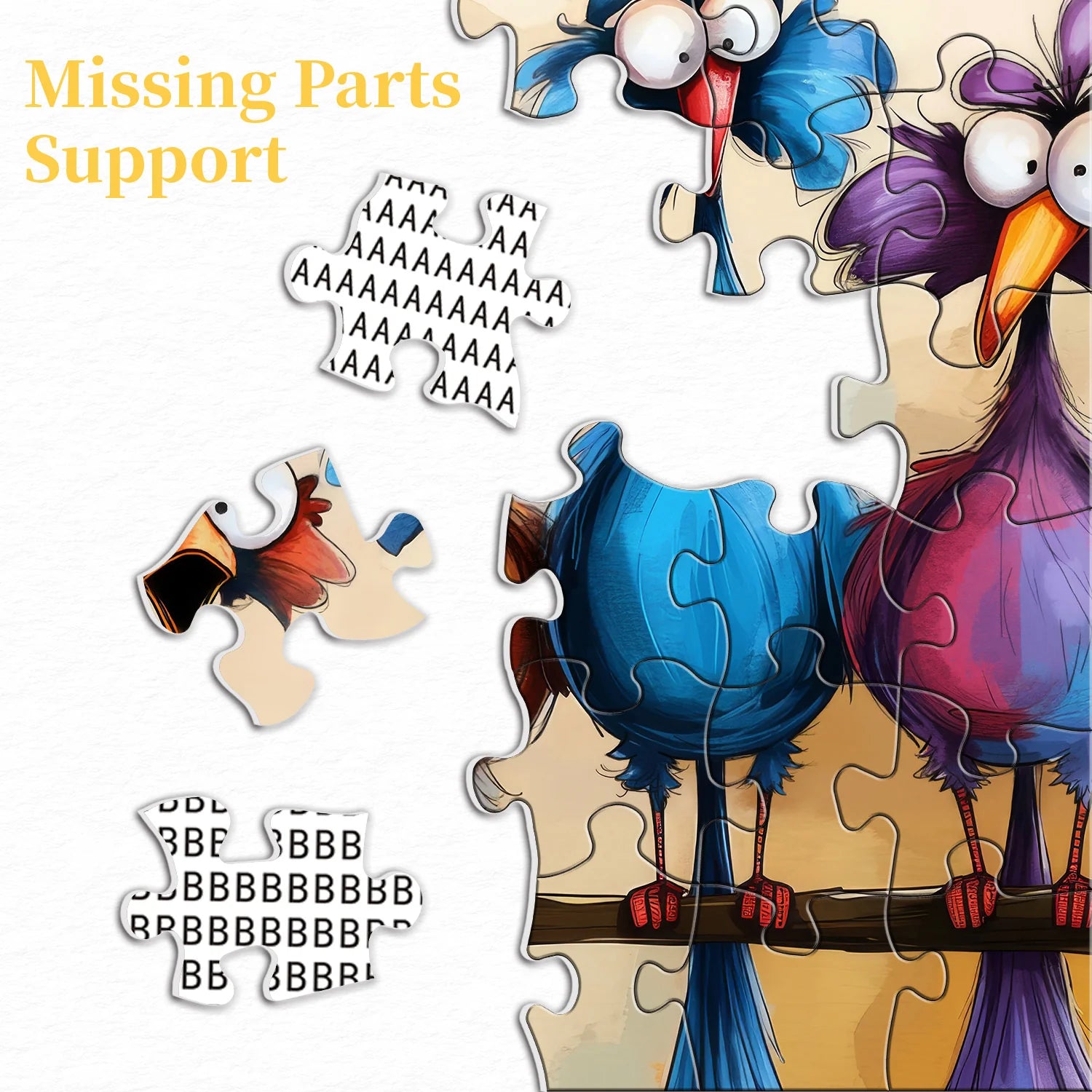 Cheerful Bird Jigsaw Puzzle 1000 Pieces