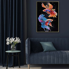 Radiant Watercolor Betta Jigsaw Puzzle 1000 Pieces