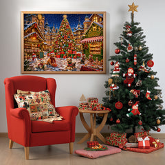 Snowy Bazaar Jigsaw Puzzle 1000 Piece