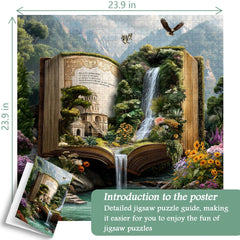 Dreamlike Book Realm Jigsaw Puzzle 1000 Pieces