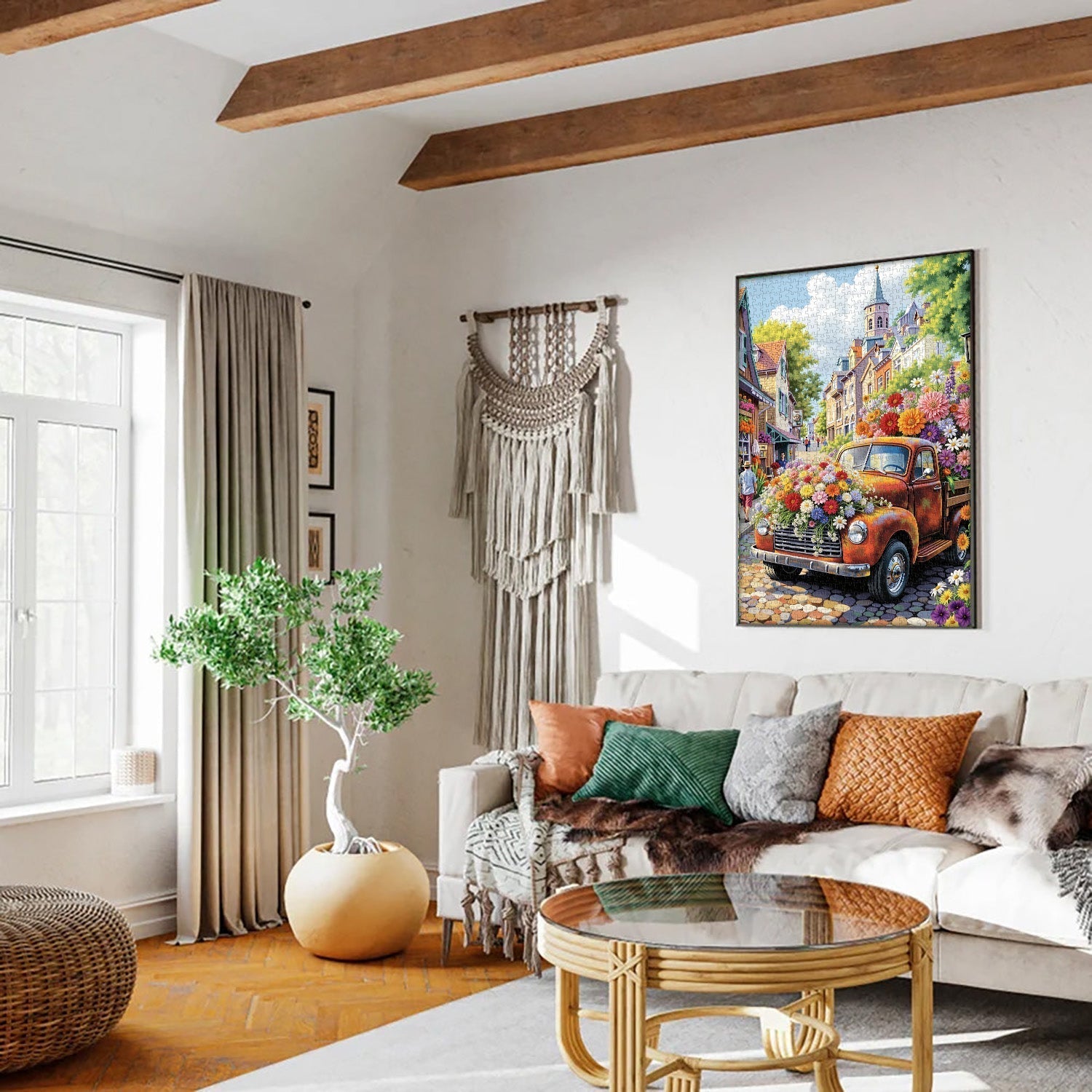 Flower Fragrance Town Jigsaw Puzzle 1000 Pieces