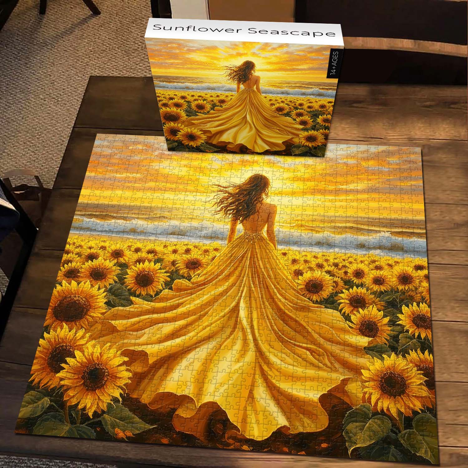 Sunflower Seascape Jigsaw Puzzle 1000 Pieces