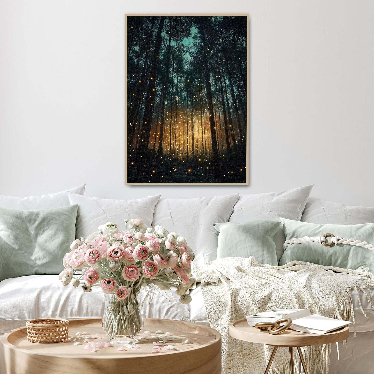 Firefly Forest Night Jigsaw Puzzle 1000 Pieces