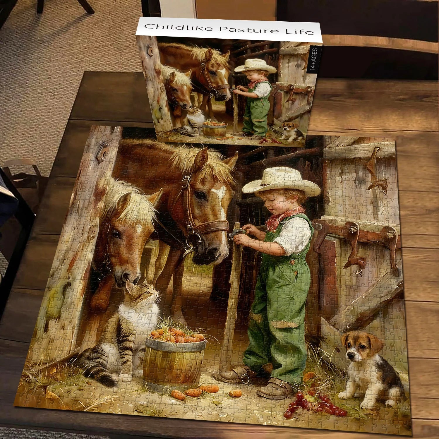Childlike Pasture Life Jigsaw Puzzle 1000 Pieces