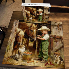 Childlike Pasture Life Jigsaw Puzzle 1000 Pieces