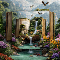 Dreamlike Book Realm Jigsaw Puzzle 1000 Pieces