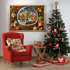 Christmas Snow Globe Jigsaw Puzzle 1000 Piece
