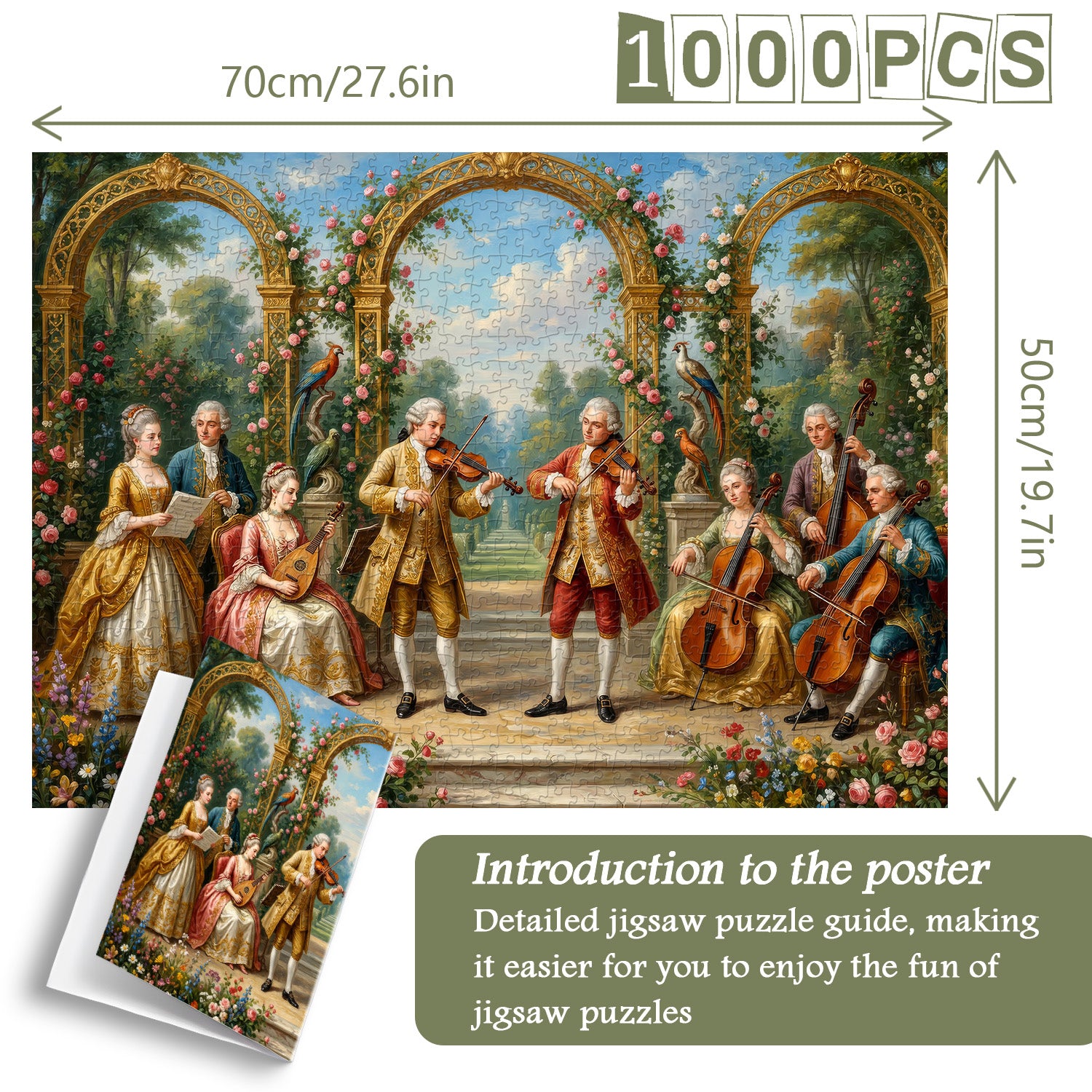 Baroque Garden Concert Jigsaw Puzzle 1000 Pieces