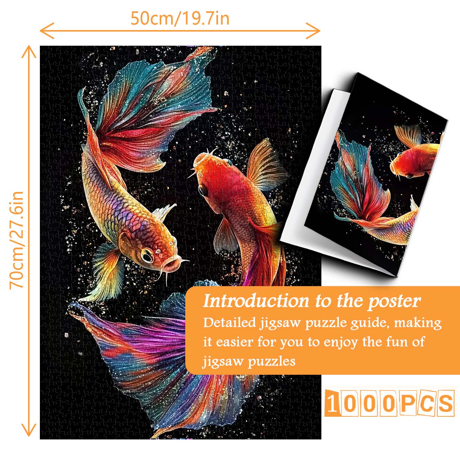 Colorful Fish Jigsaw Puzzle 1000 Pieces