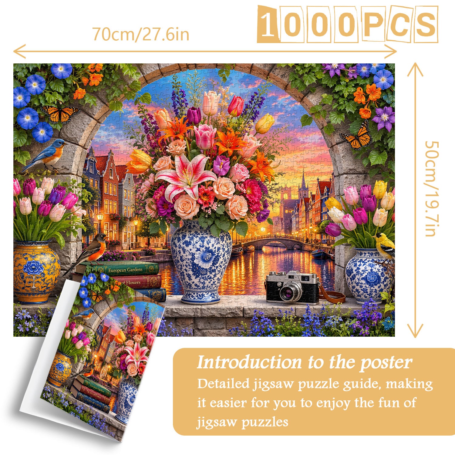 Arch View Jigsaw Puzzle 1000 Pieces