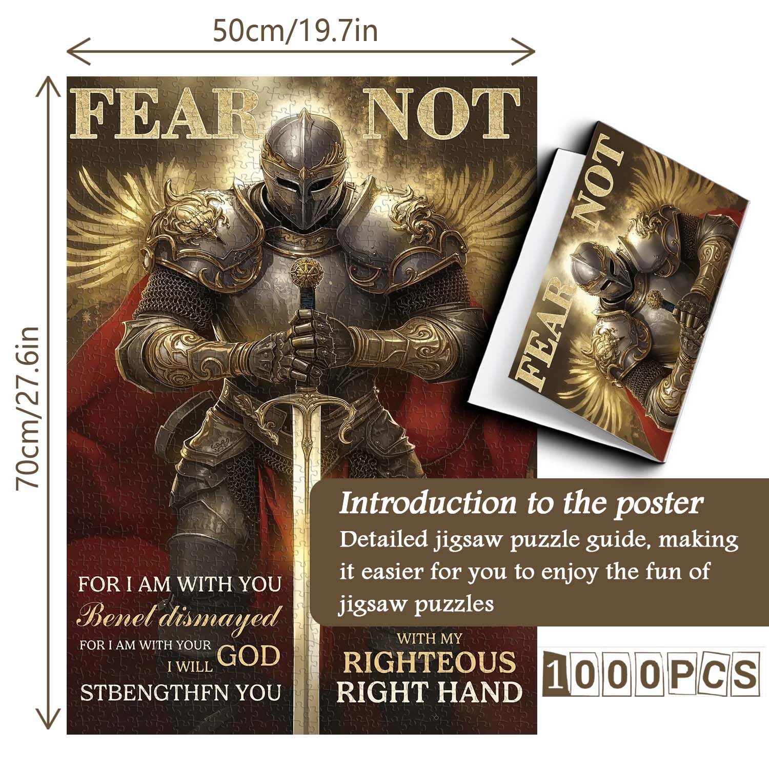 Golden Knight Jigsaw Puzzle 1000 Pieces