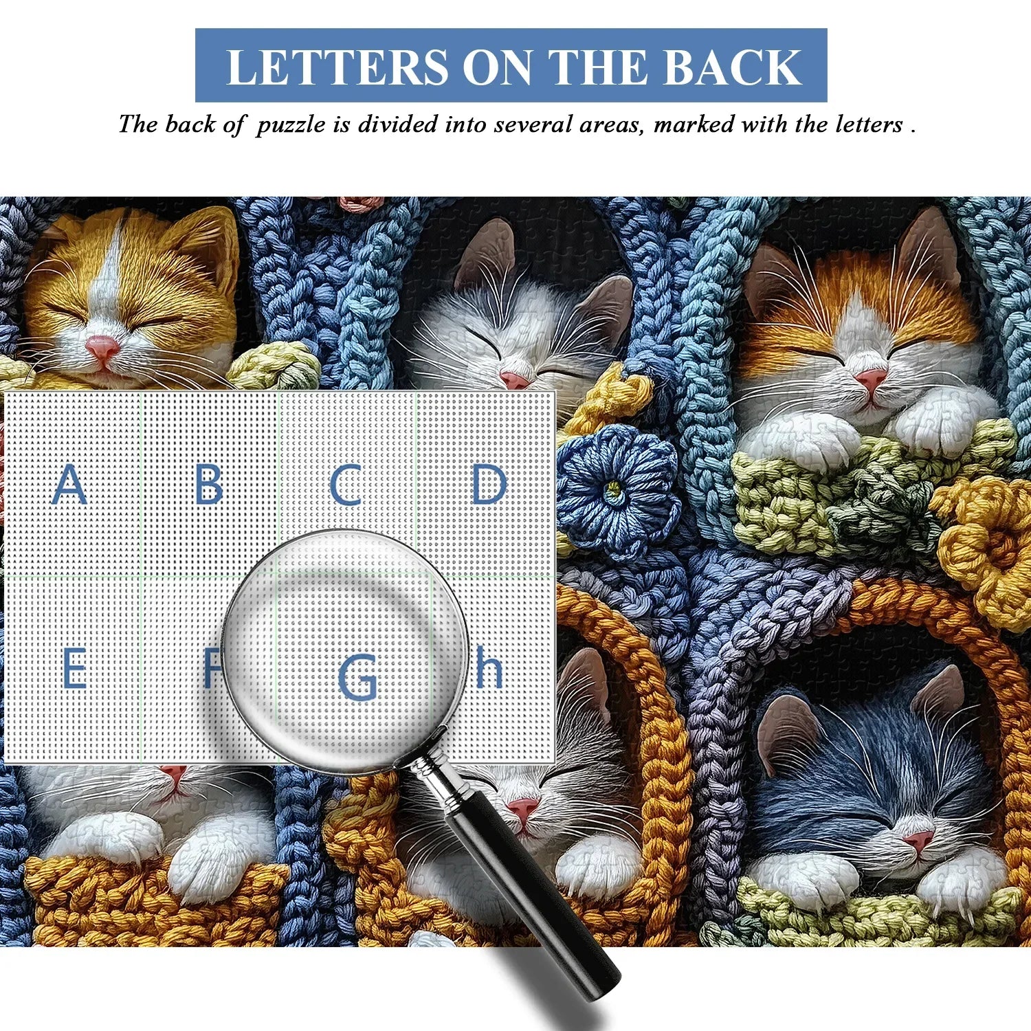 Gemütliche Kätzchen Puzzle 1000 Stücke