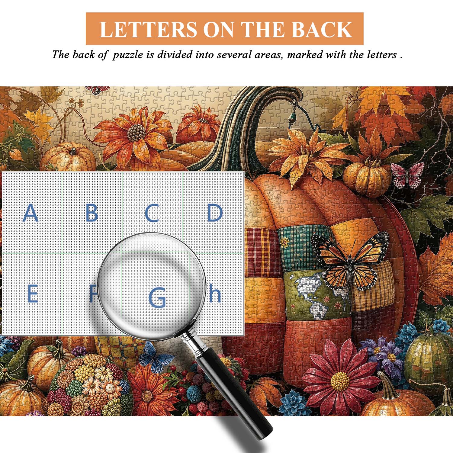 Pumpkin Garden Jigsaw Puzzle 1000 Pieces