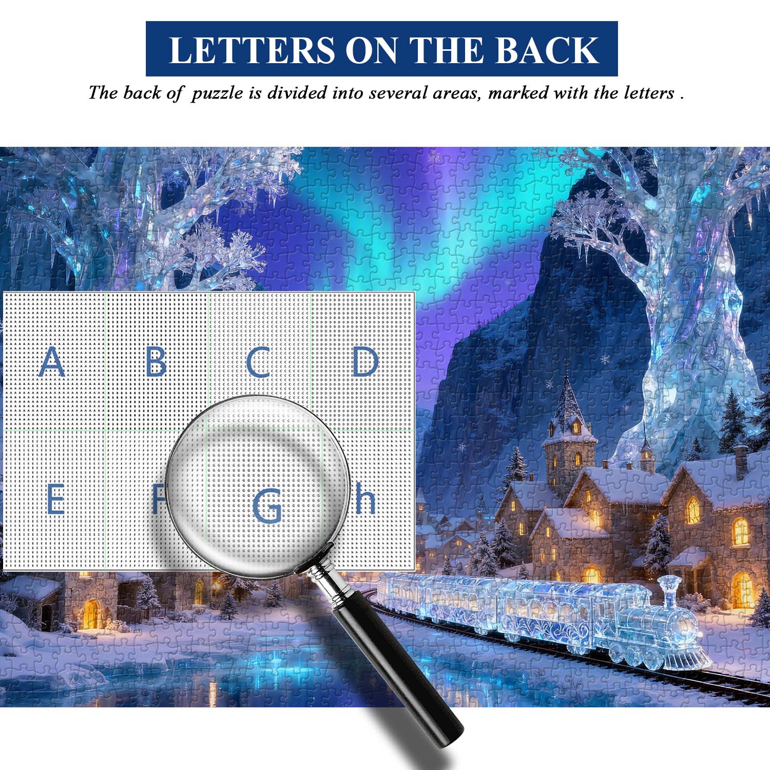 Aurora Crystal Train Jigsaw Puzzle 1000 Pieces