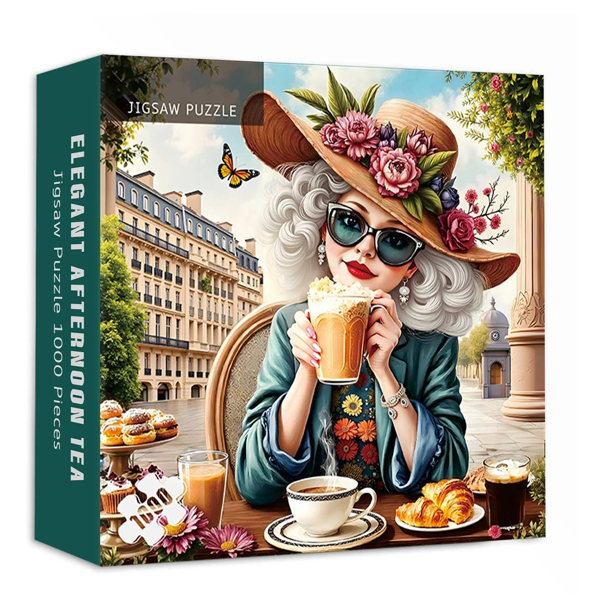 Elegant Afternoon Tea Jigsaw Puzzle 1000 Pieces