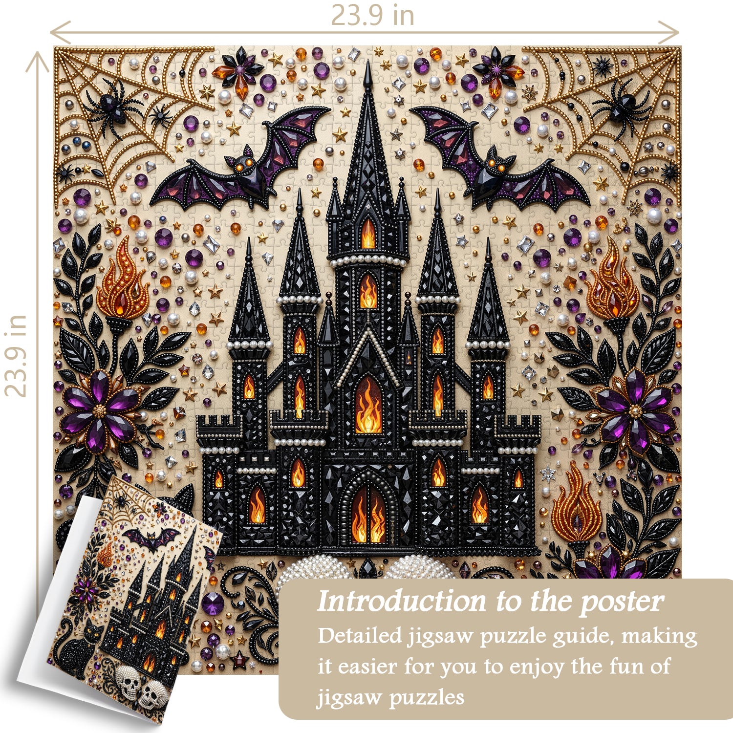 Gothic Gem Castle Jigsaw Puzzle 1000 Piece