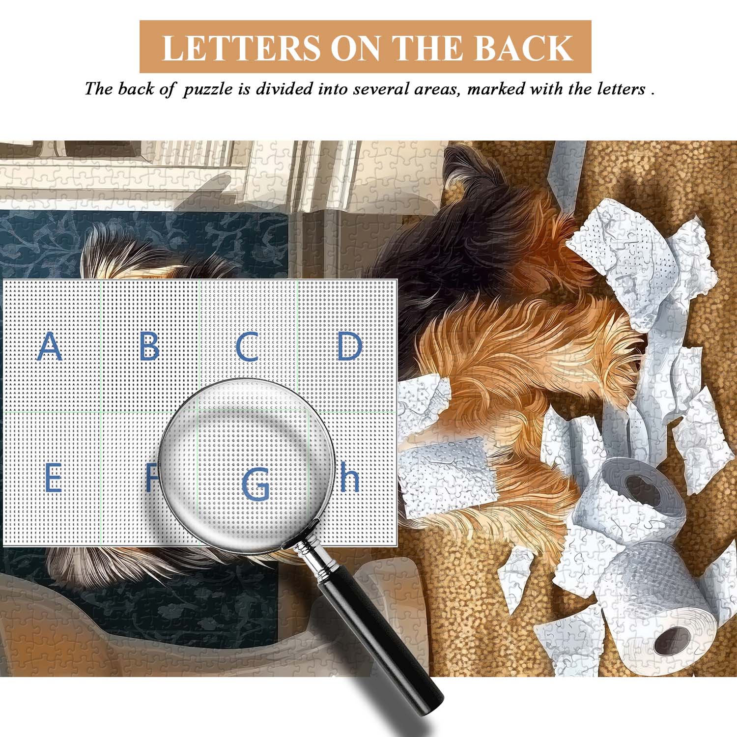 Mischief Maker Yorkie Jigsaw Puzzle 1000 Pieces