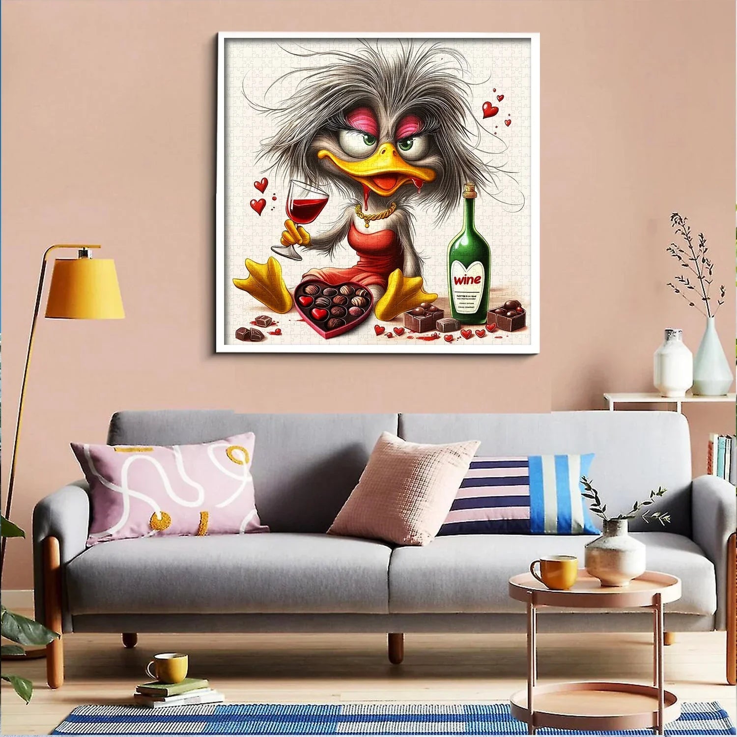 Lovestruck Duck Jigsaw Puzzle 1000 Pieces