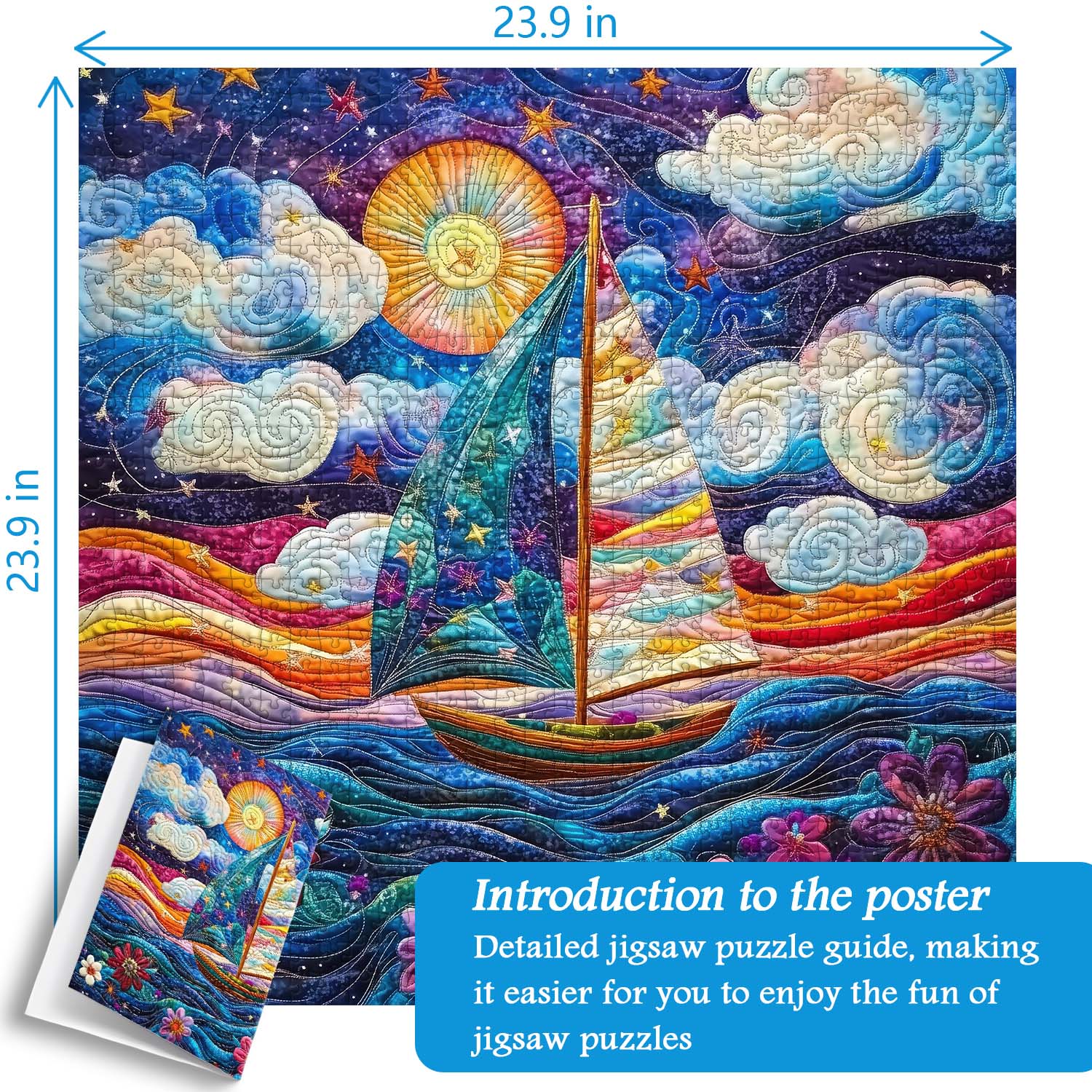 Sailboat Serenade Jigsaw Puzzle 1000 Pieces