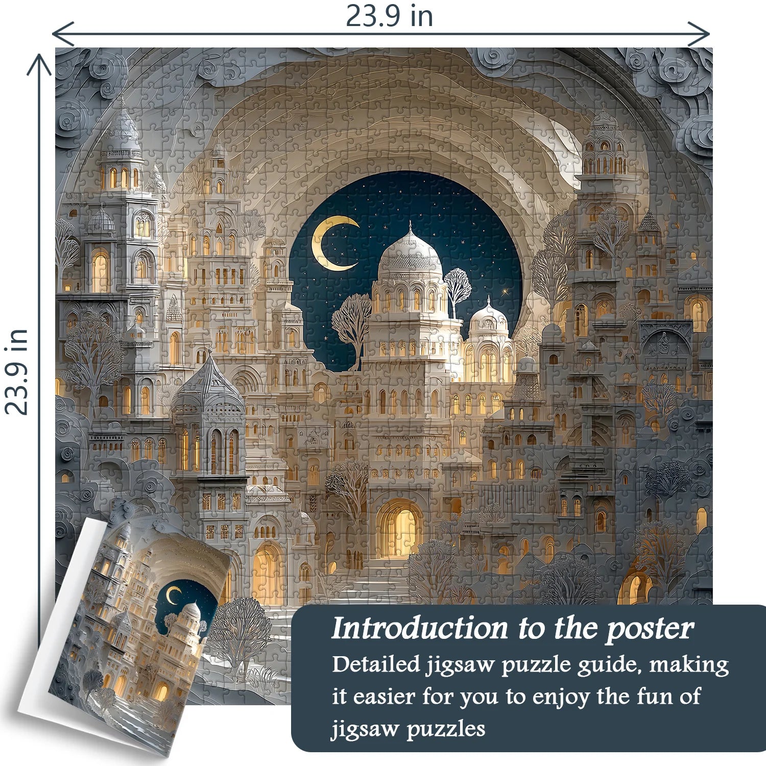 Paper City Art Jigsaw Puzzle 1000 Pieces
