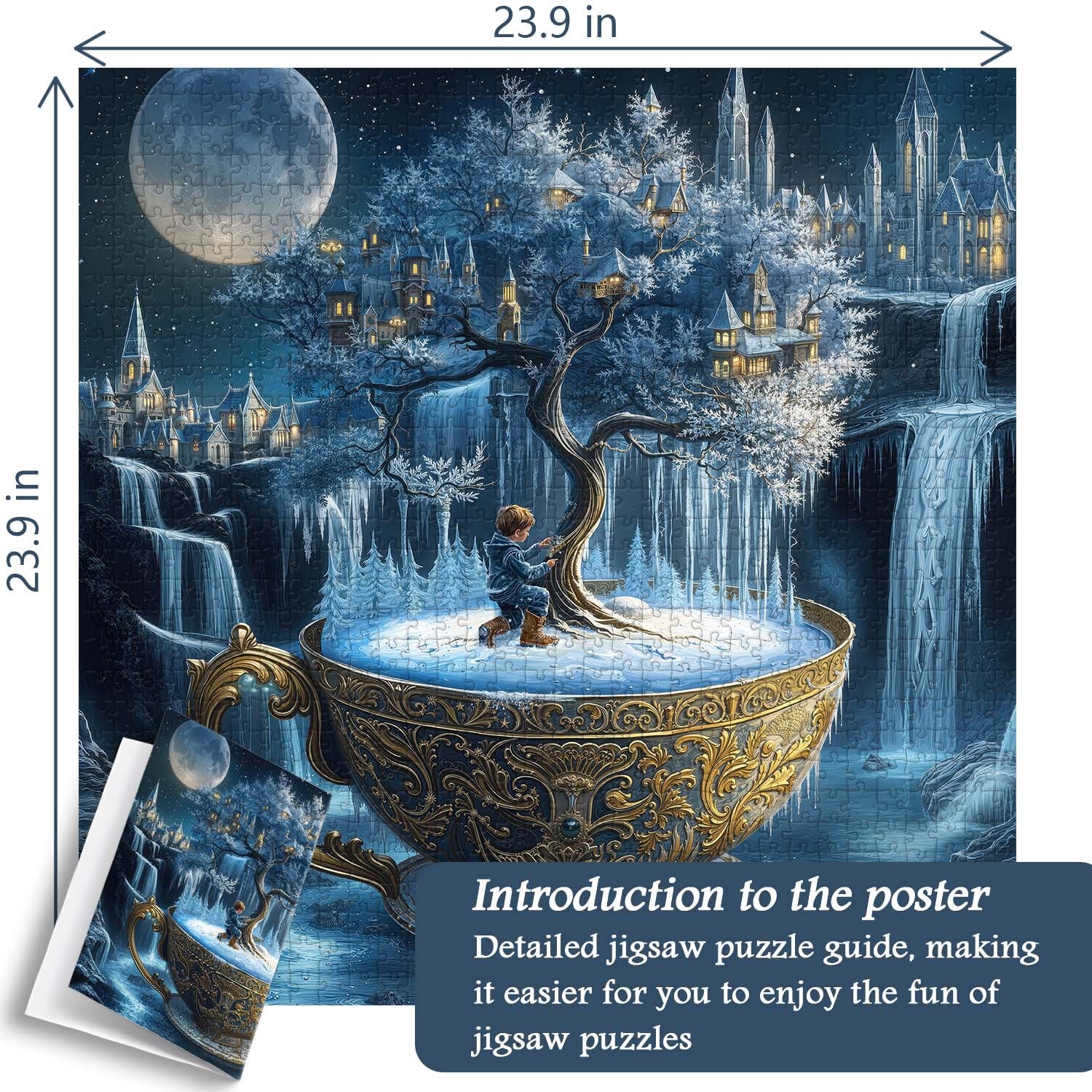 Tea Cup Wonderland Jigsaw Puzzle 1000 Pieces