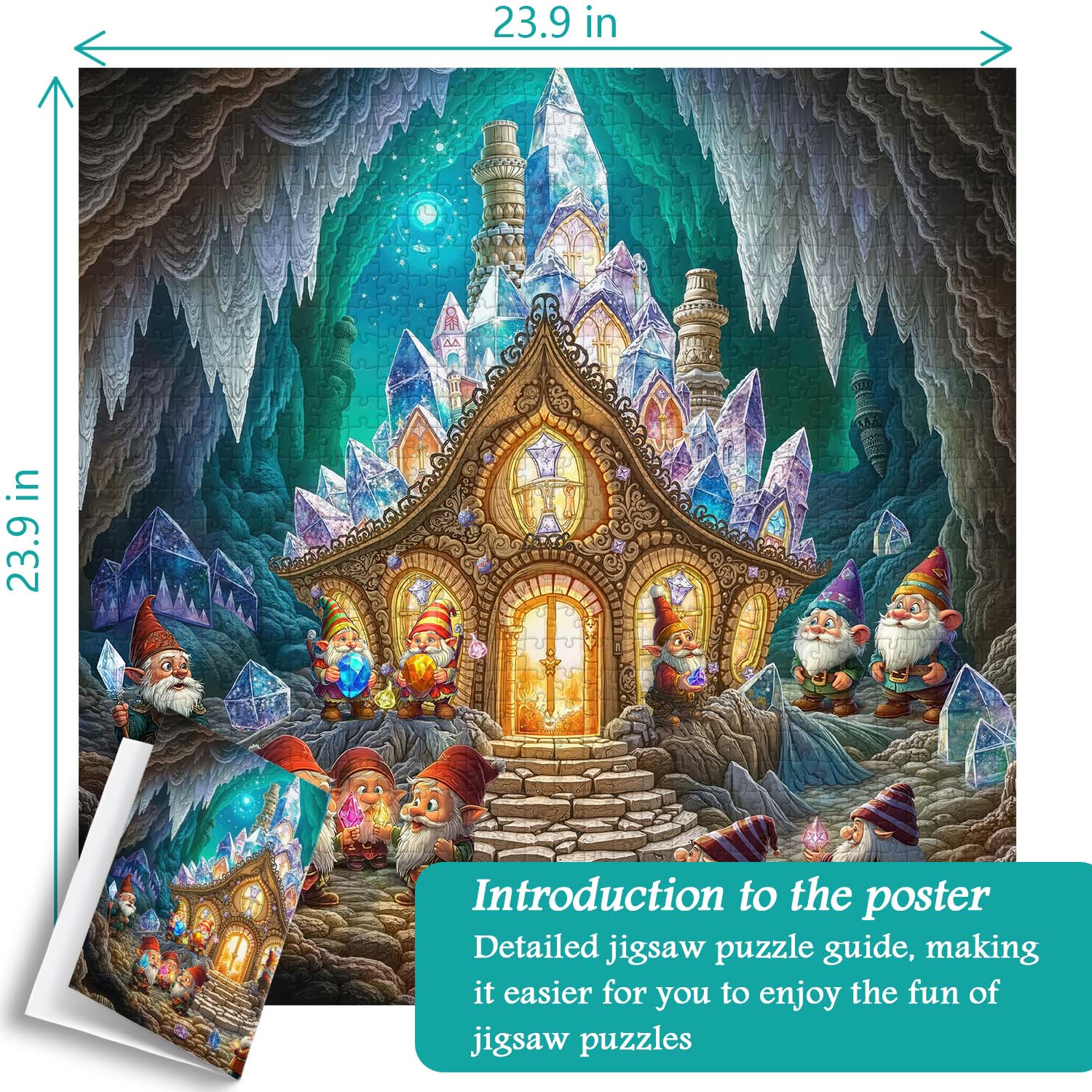 Crystal Cave Jigsaw Puzzle 1000 Pieces