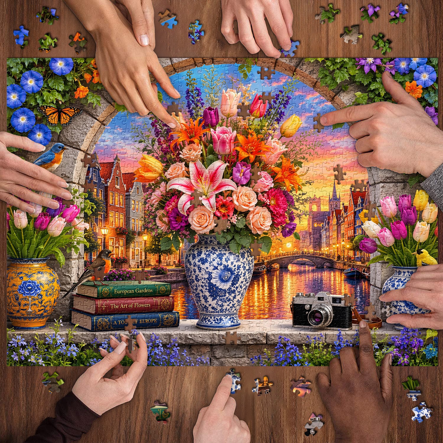 Arch View Jigsaw Puzzle 1000 Pieces