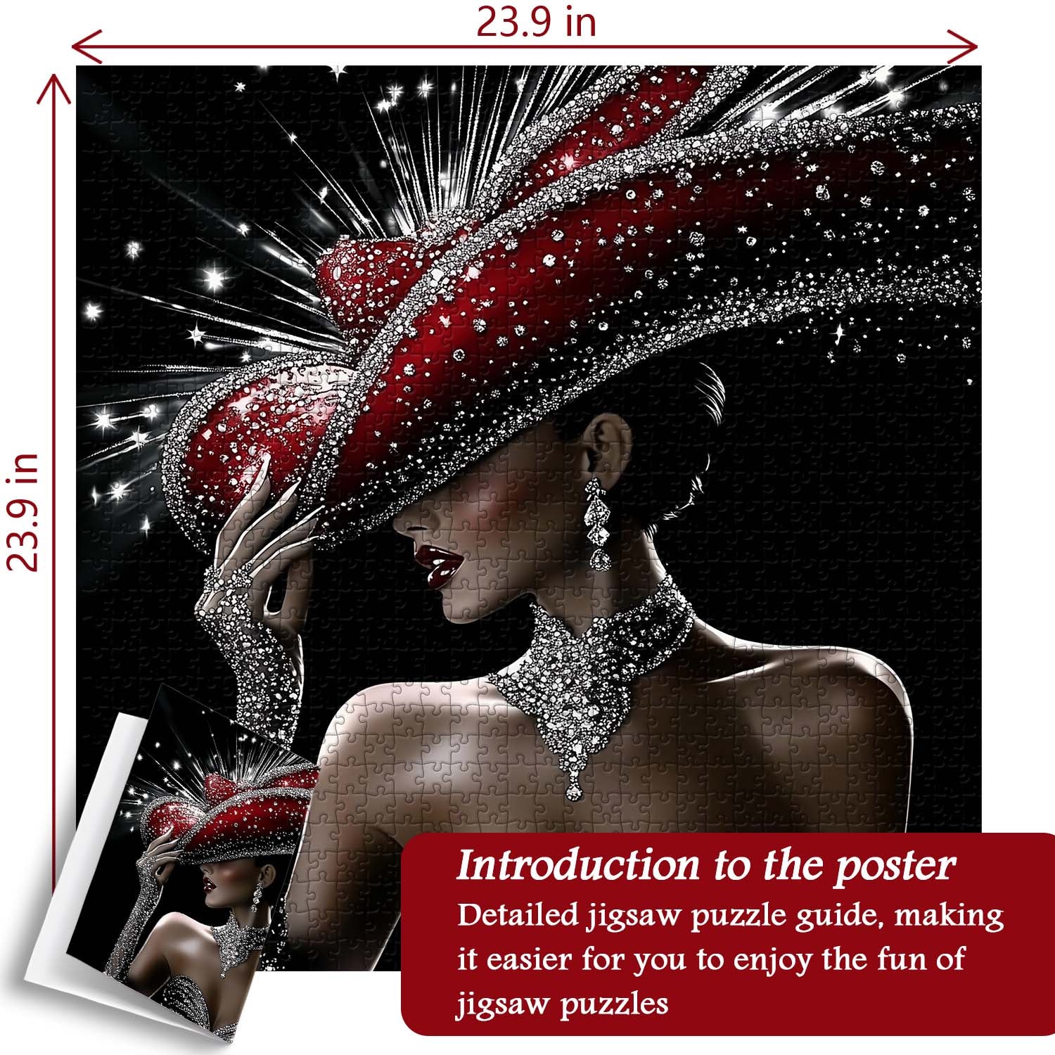 Evening Gown Art Jigsaw Puzzle 1000 Pieces