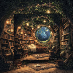 Treehouse Library Jigsaw Puzzle 1000 Pieces