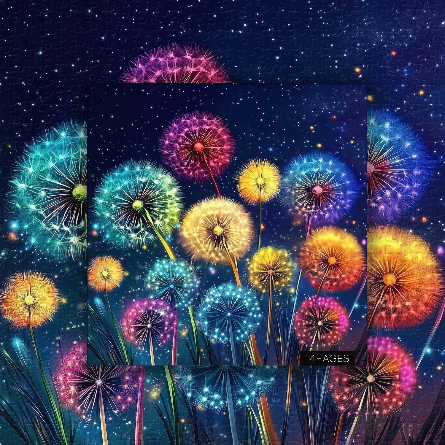 Glowing Dandelion Jigsaw Puzzle 1000 Pieces