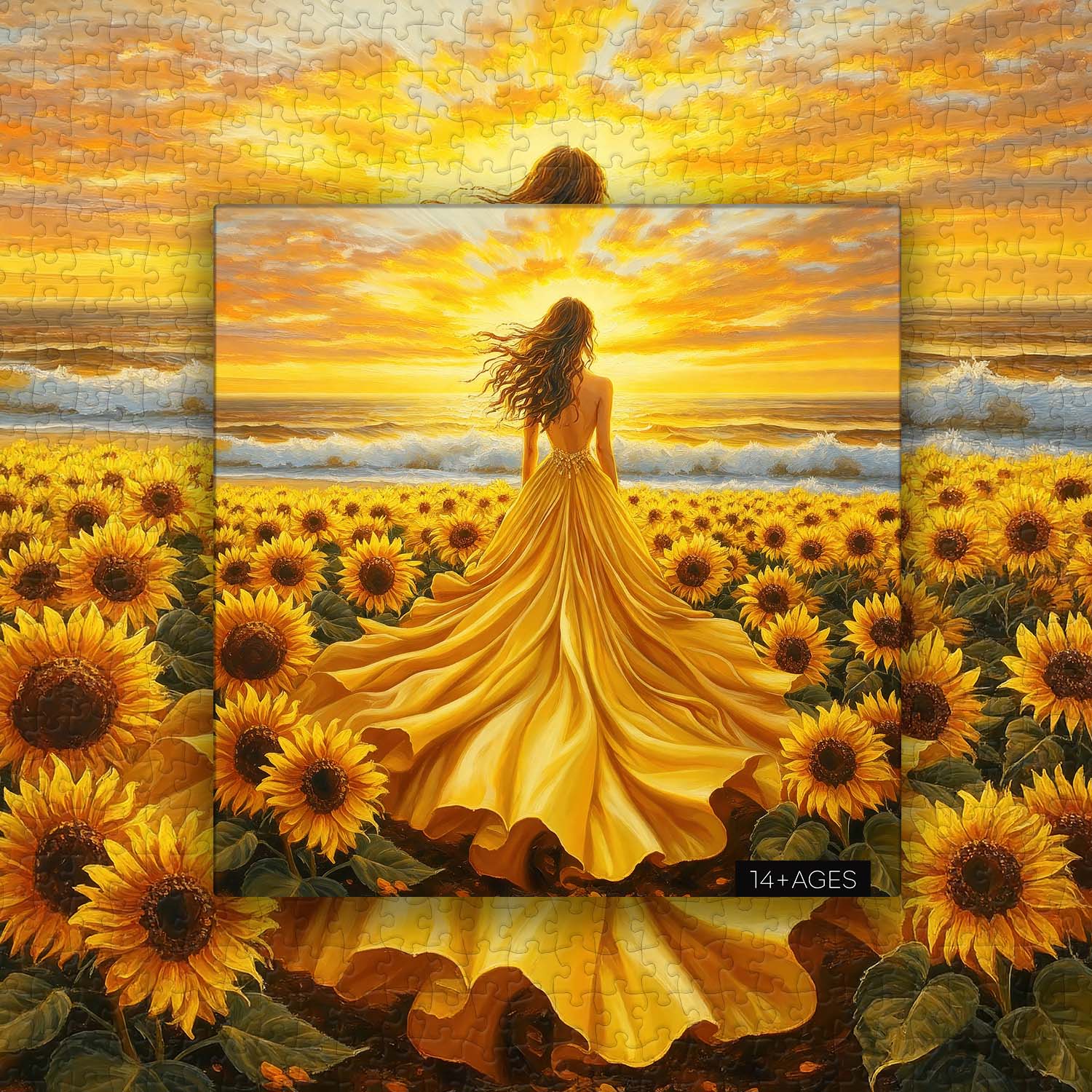 Sunflower Seascape Jigsaw Puzzle 1000 Pieces