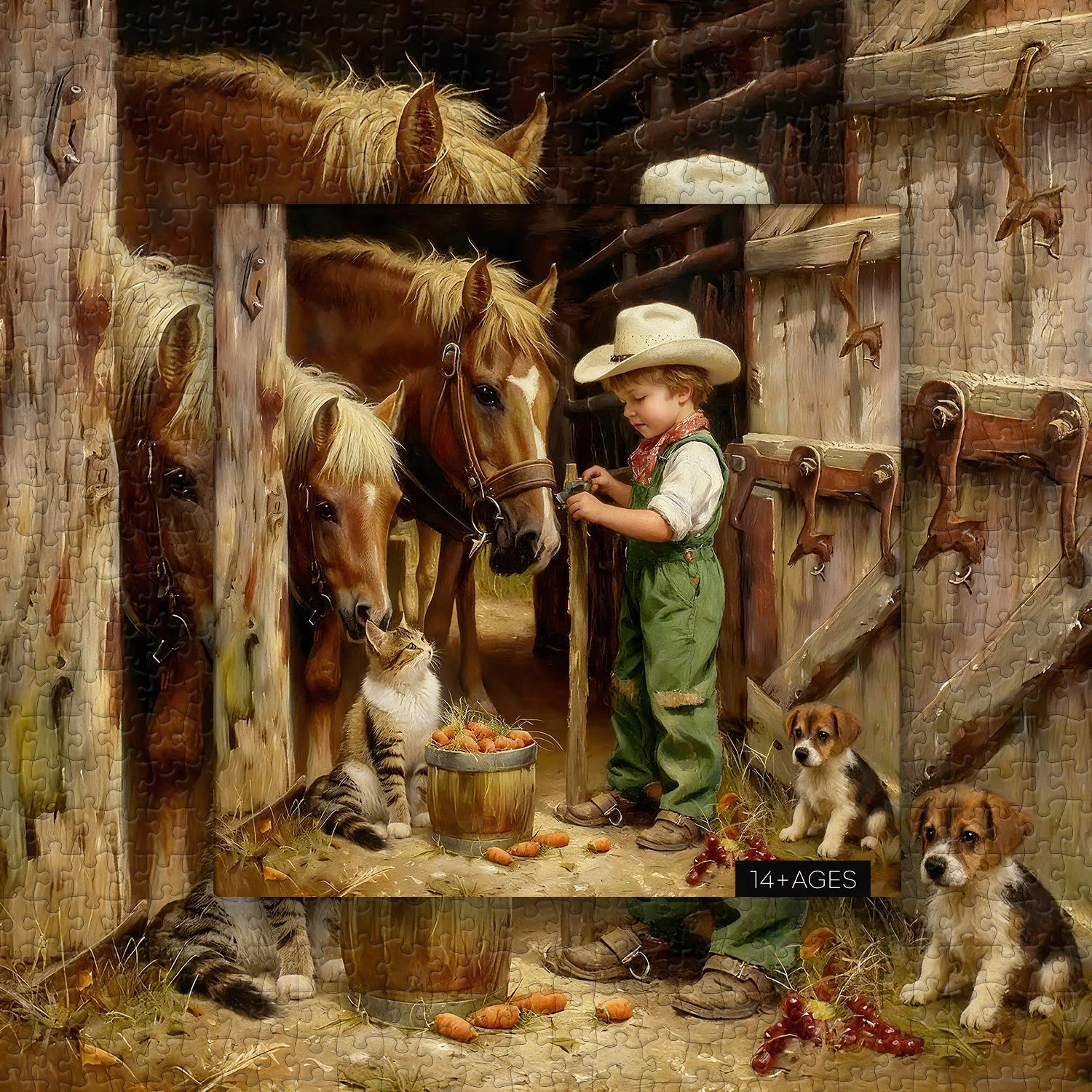 Childlike Pasture Life Jigsaw Puzzle 1000 Pieces