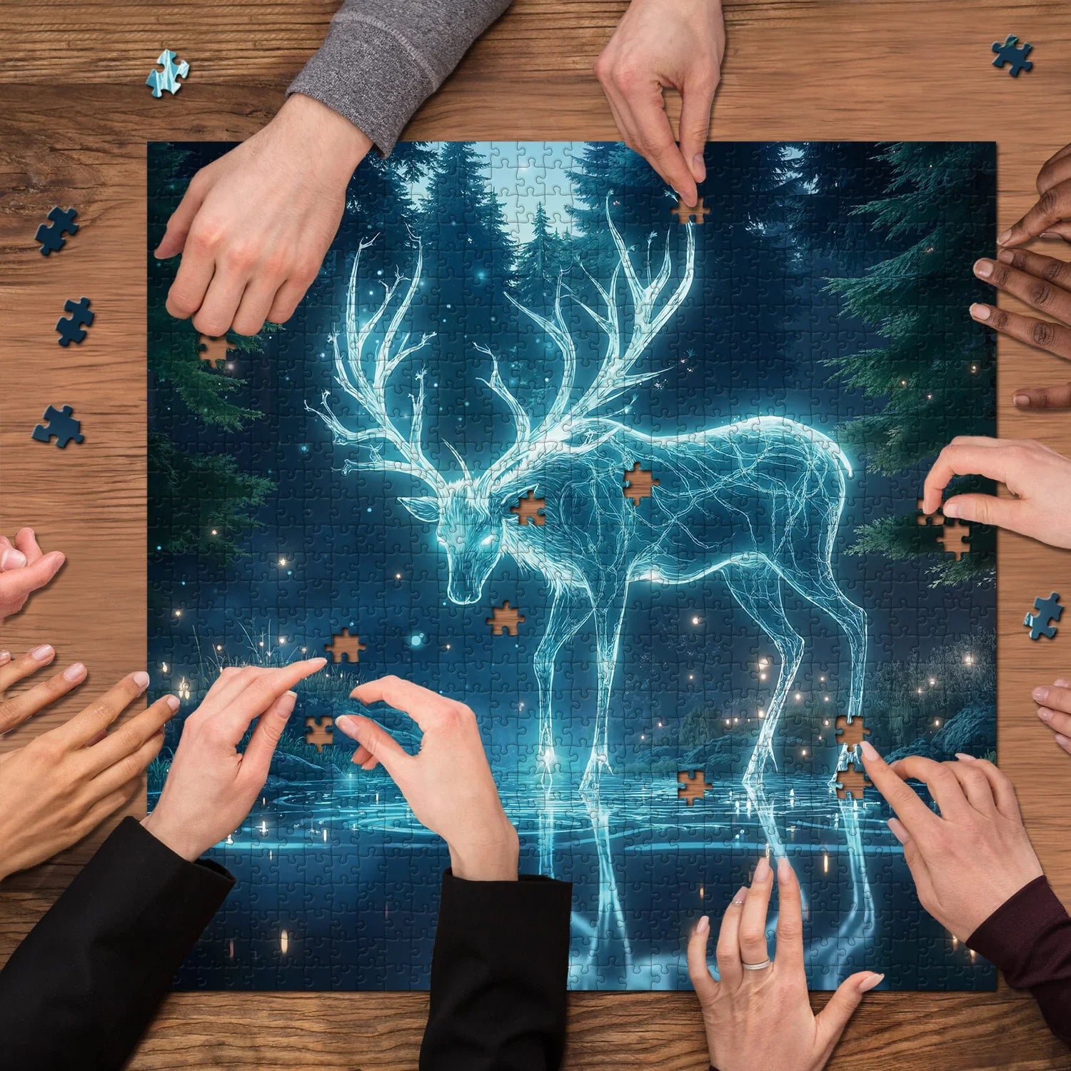 Mystic Deer Jigsaw Puzzle 1000 Pieces