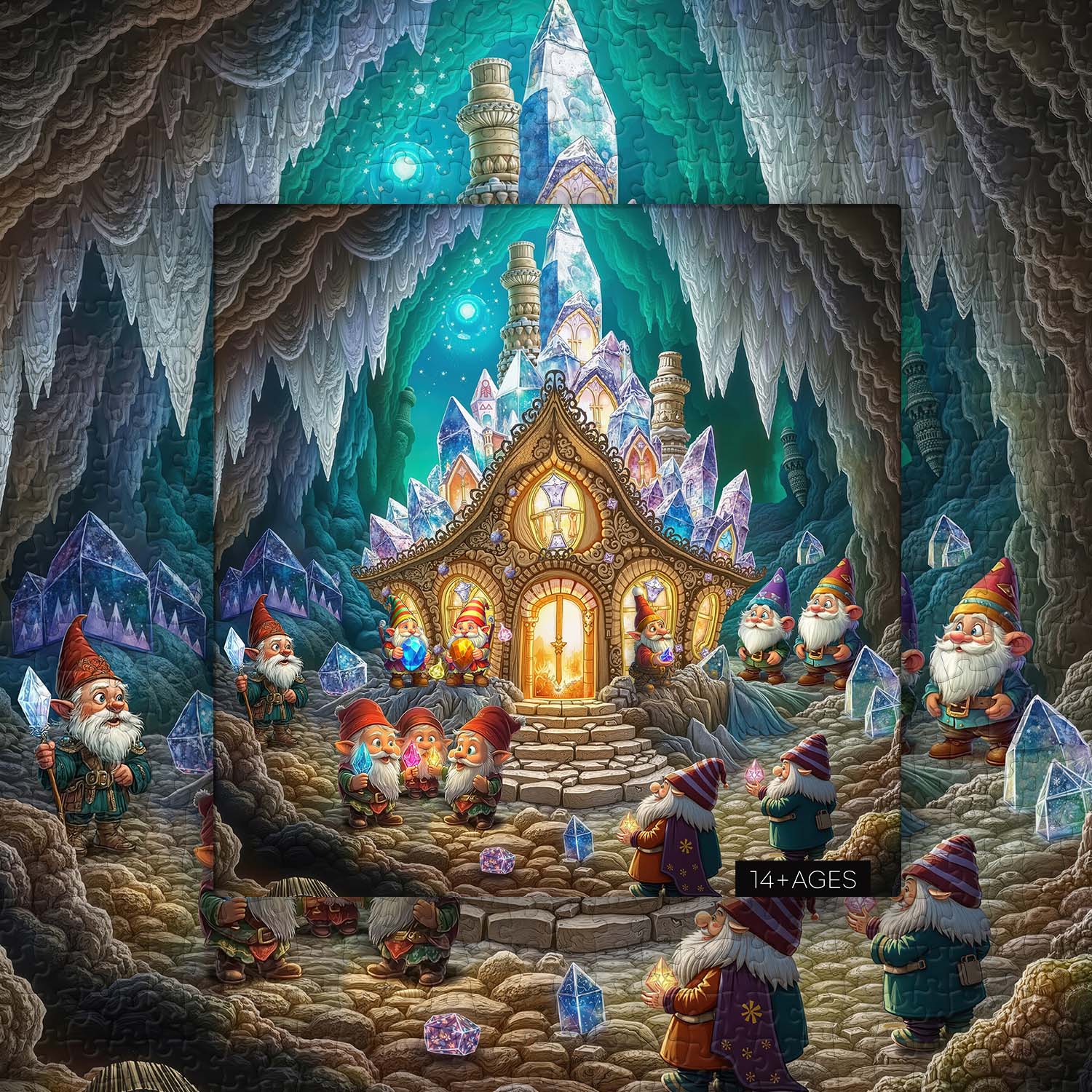 Crystal Cave Jigsaw Puzzle 1000 Pieces