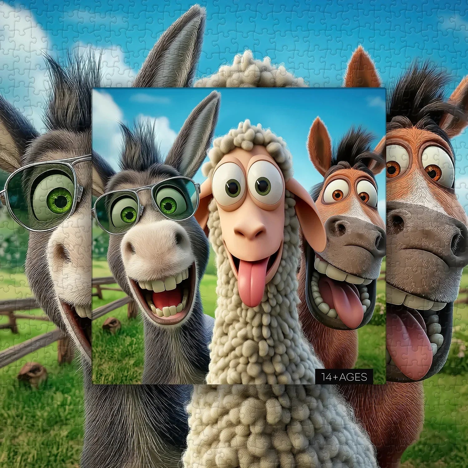 Laughing Ranch Jigsaw Puzzle 1000 Pieces