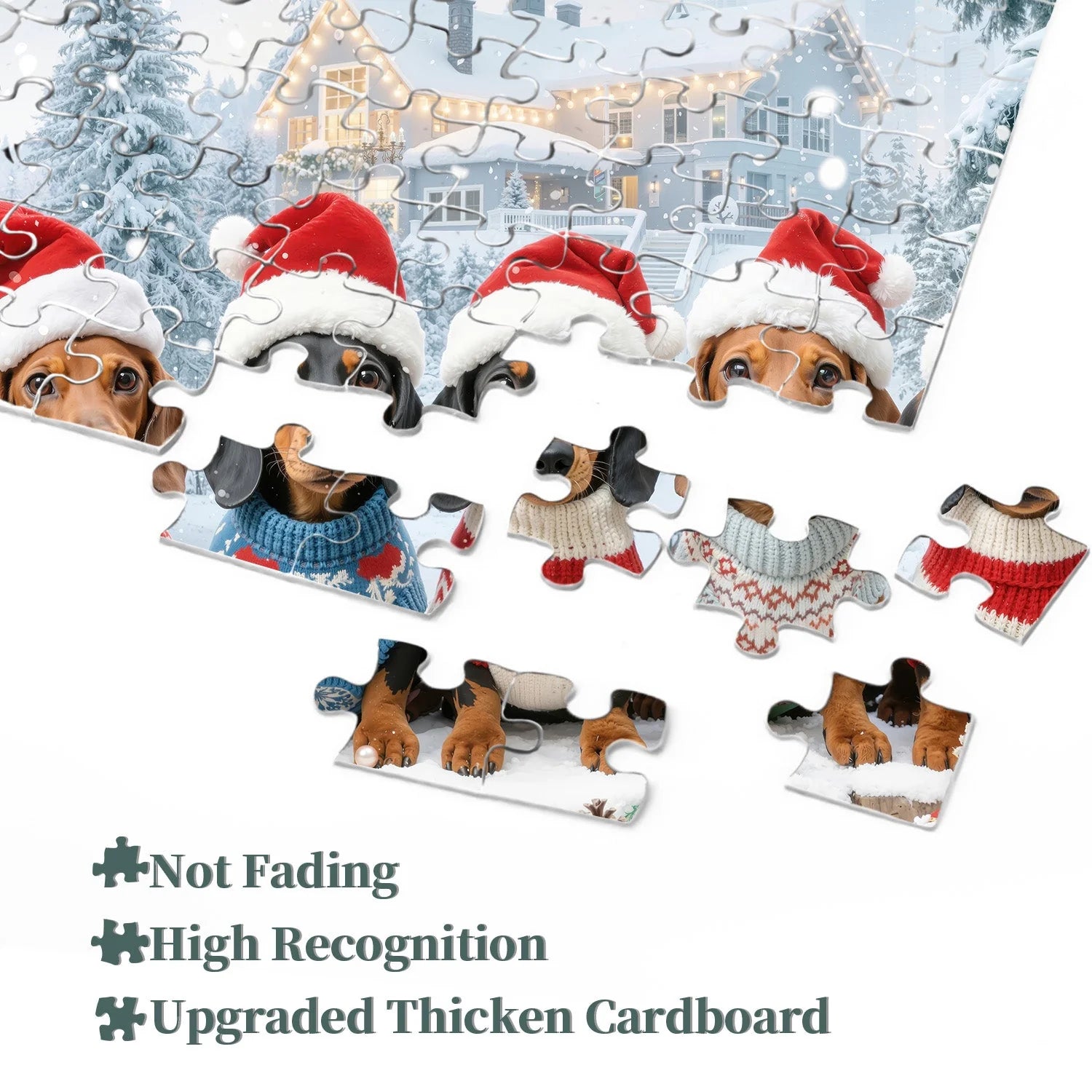 Santa's Pup Posse Jigsaw Puzzle 1000 Pieces
