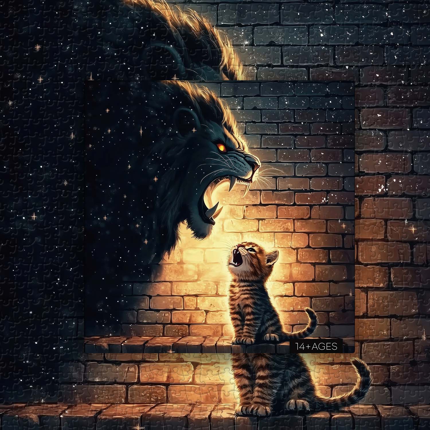 Kitten's Courage Jigsaw Puzzle 1000 Pieces