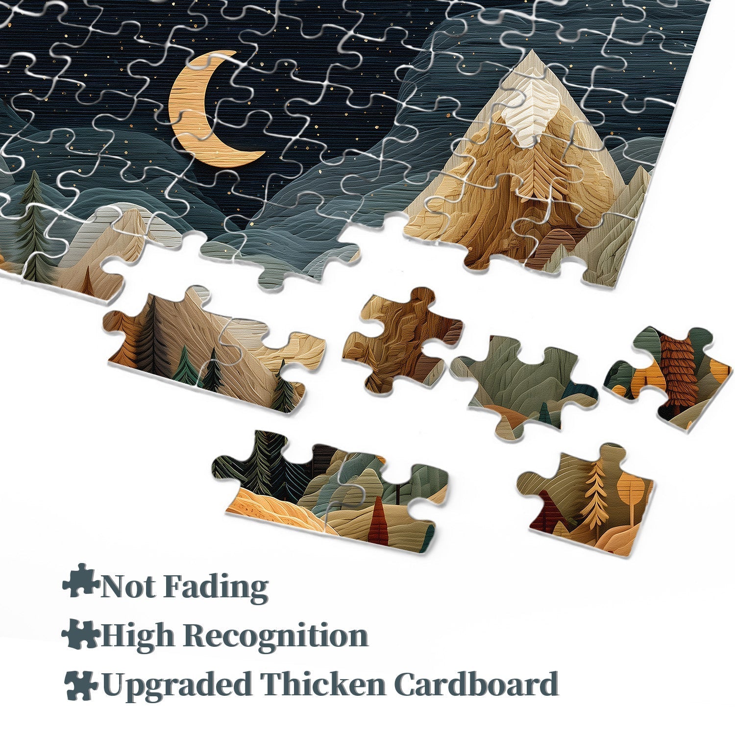 Timber Mountains Jigsaw Puzzle 1000 Pieces